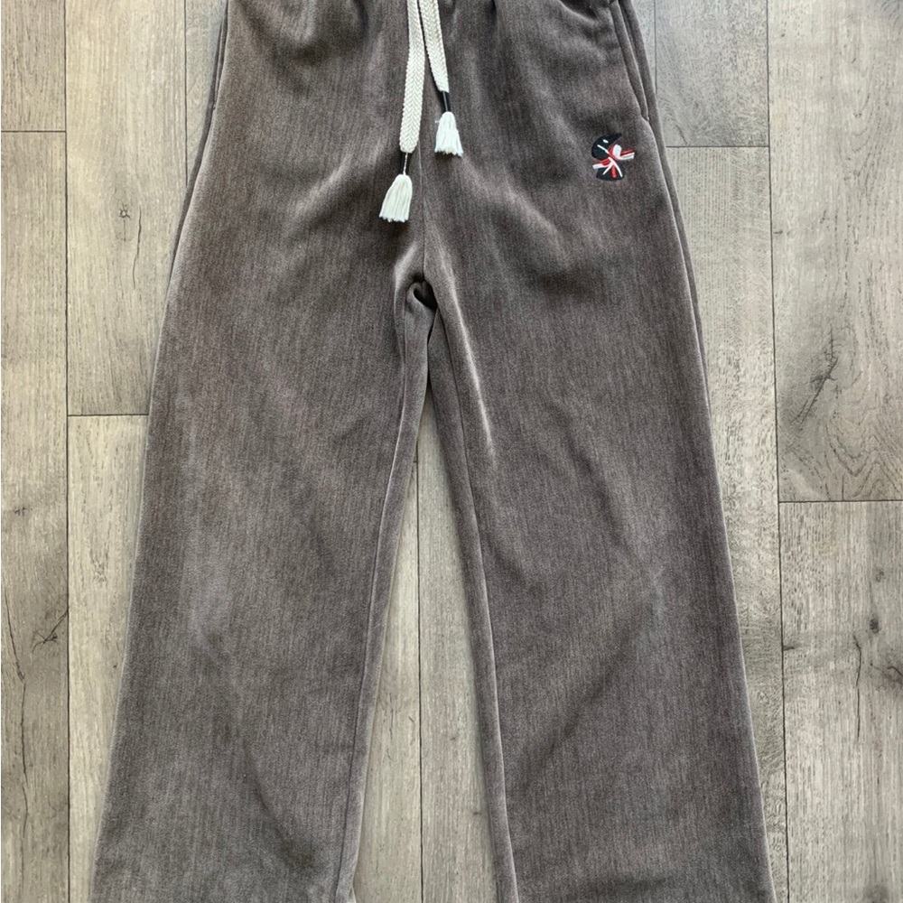 Thom Browne Gray Sweatpants Relaxed Fit Elastic Waist
